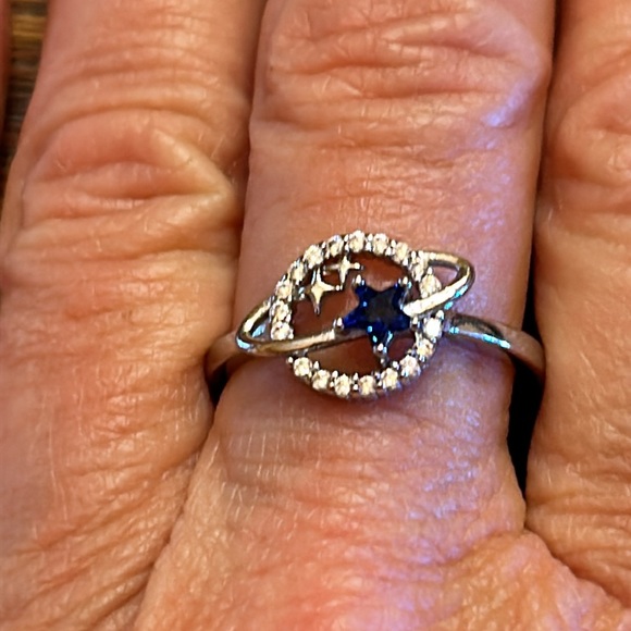 NWT Special Star Planet & Stars Ring by Story Jewellery Size 9 - Picture 7 of 13